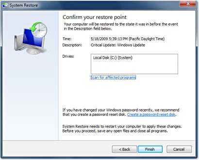 como recuperar dados apos o restauro do sistema no windows mac