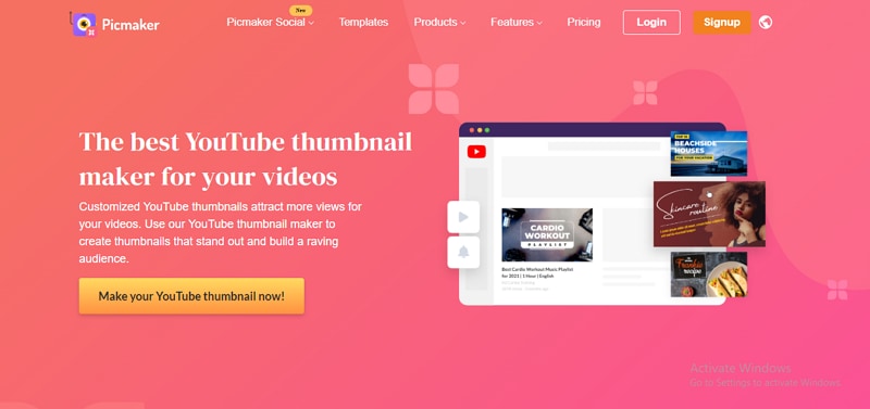 picmaker online free thumbnail maker
