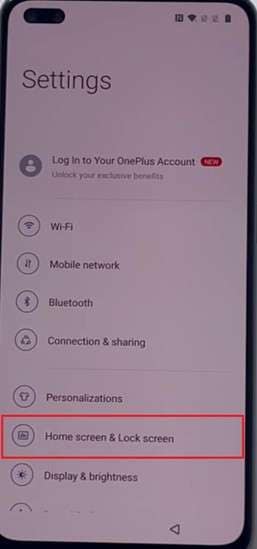 pick home screen & lock screen  