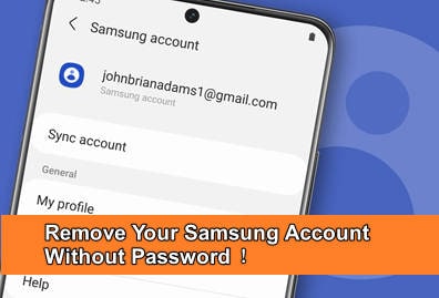 how to remove your samsung account without password