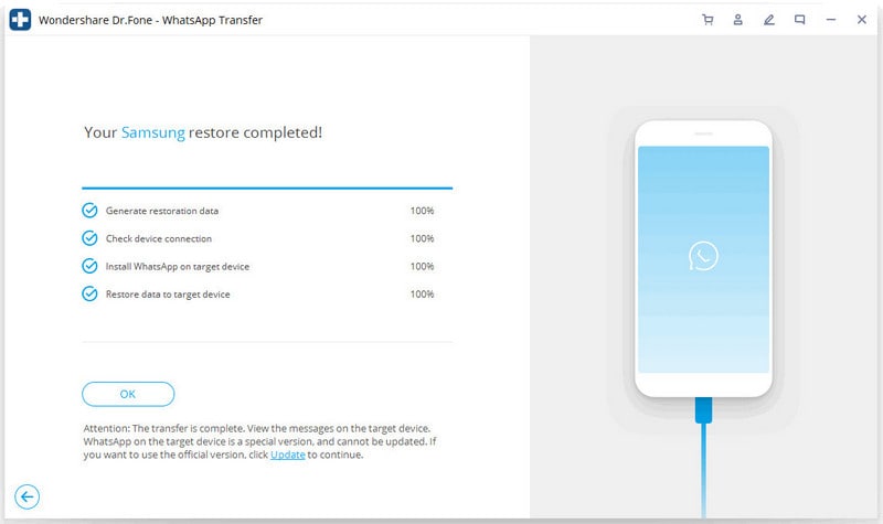 restore android whatsapp with pc