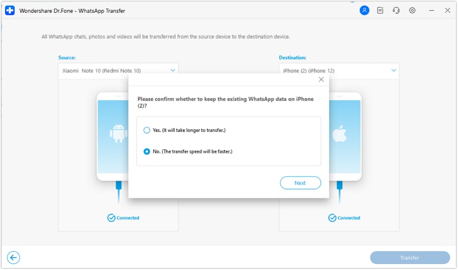 <b>confirm to keep or remove data</b>