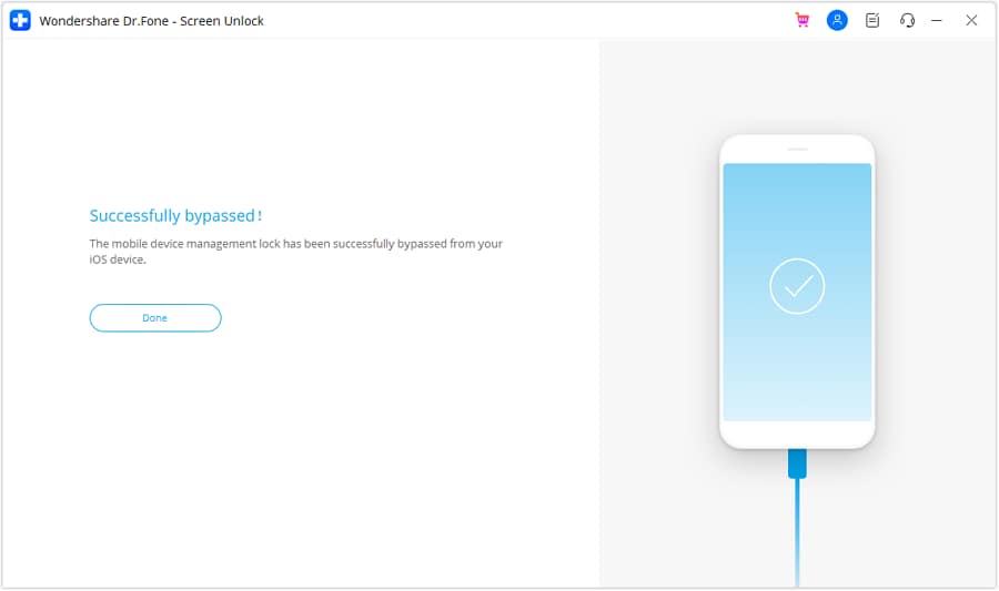 successfully bypassed mdm on ios