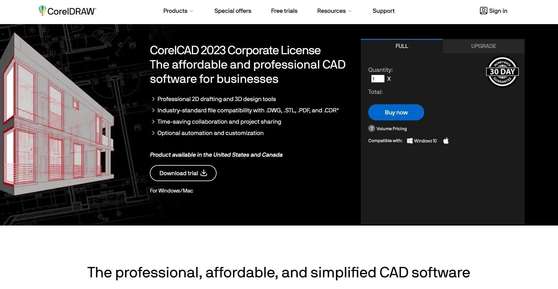 corel 2d ; logiciel de CAO