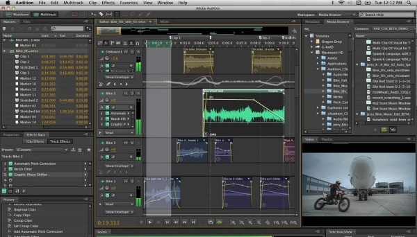 программа для записи песен Adobe Audition