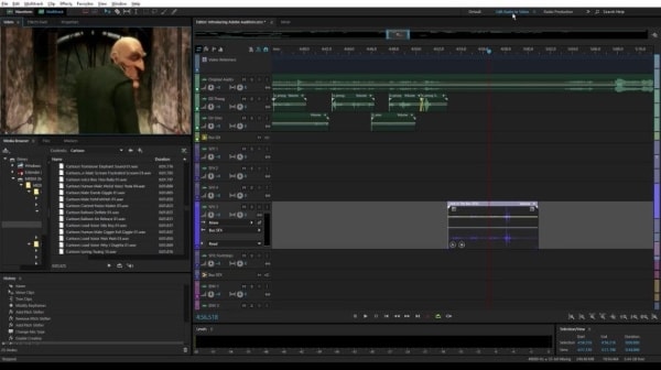 интерфейс adobe audition