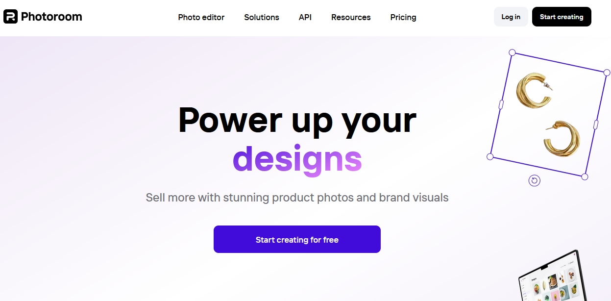 photoroom ai editor