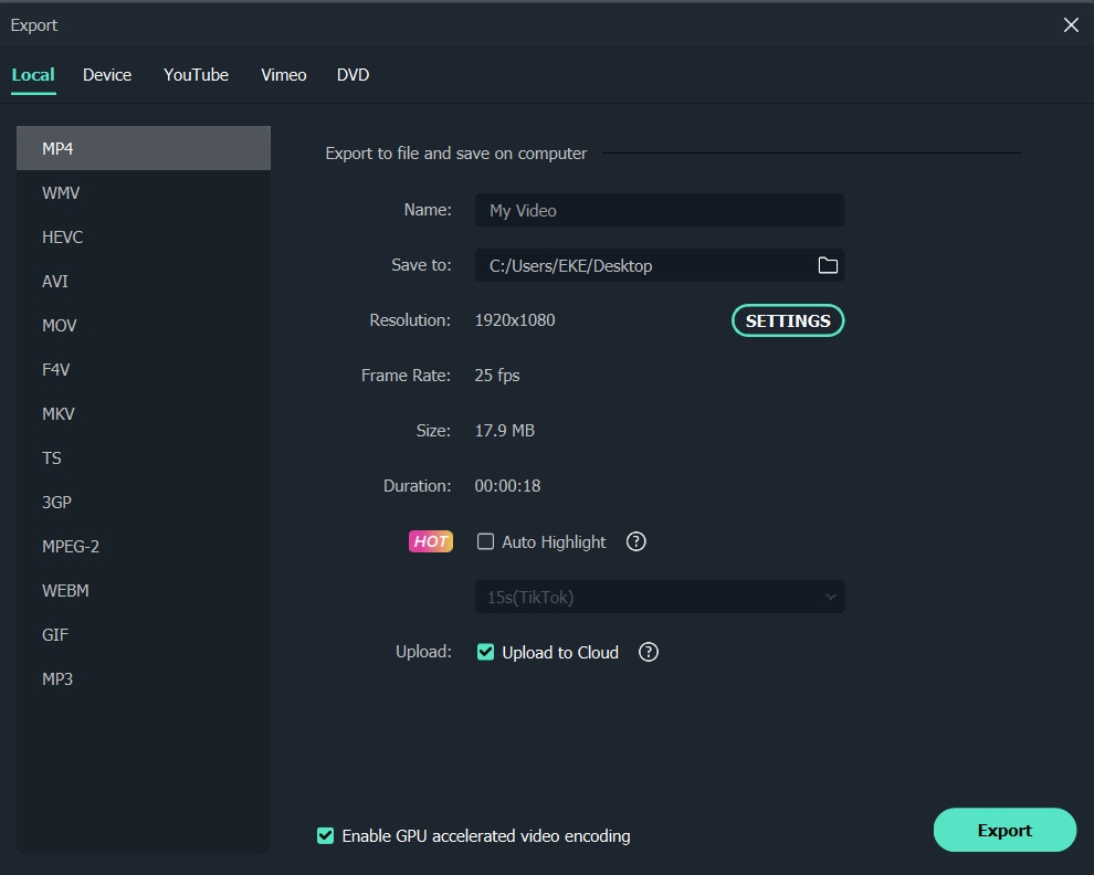 voice changed video & audio saving