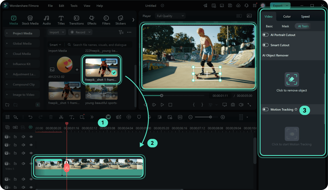 enable motion tracking