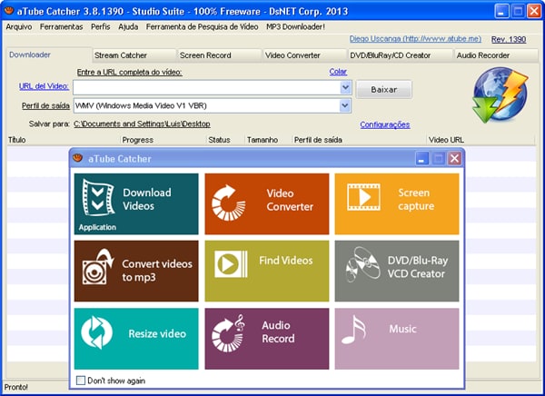 20 Conversores gratuitos do YouTube para MP4 - aTube Catcher