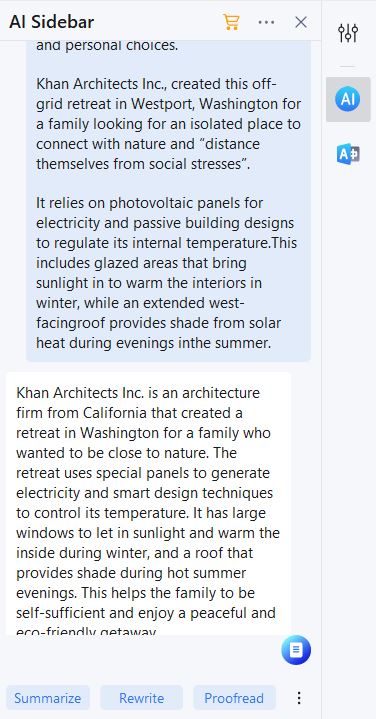 ai explain feature of pdfelement