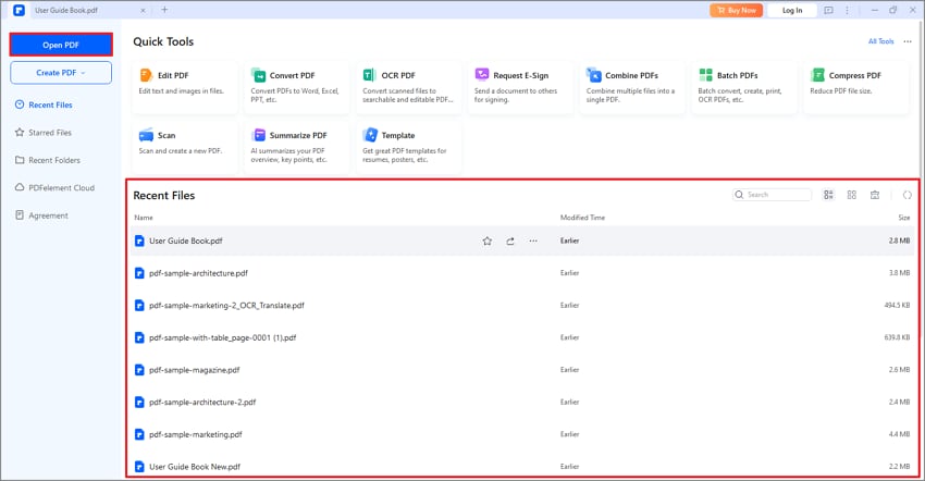 pdfelement open pdf for digital timestamp