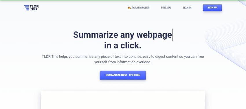 paragraph summarizer online