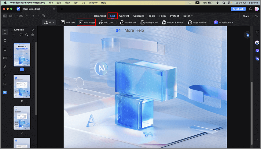 macOS preview insert image to pdf