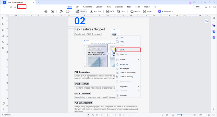 delete annotations