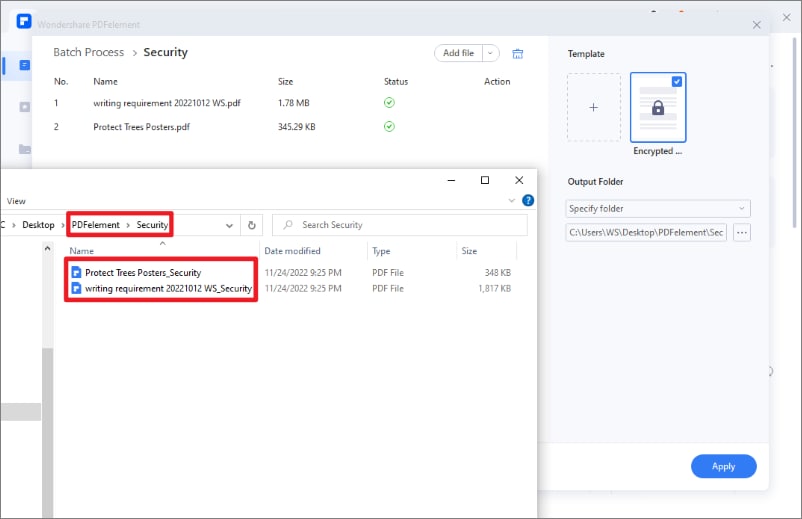 password protect multiple pdf files at once