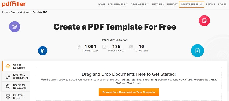 open a new document