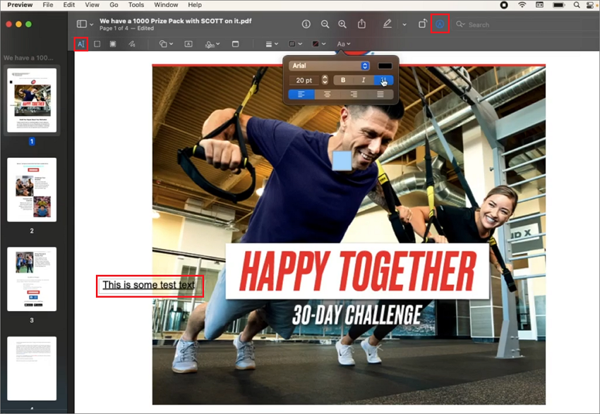 como você pode adicionar texto num pdf com a pré-visualização