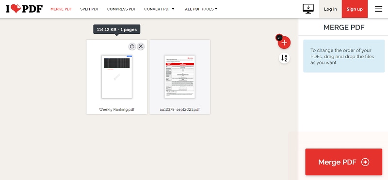 mesclar PDF
