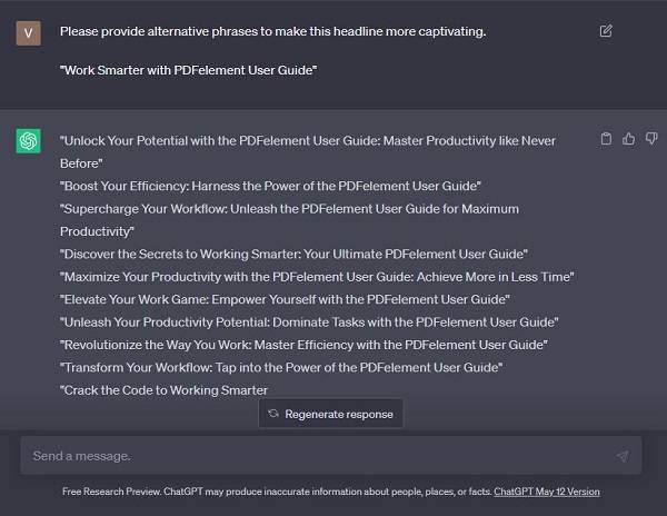 chatgpt prompts for copywriting