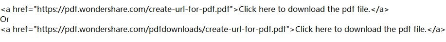 create a url for a pdf
