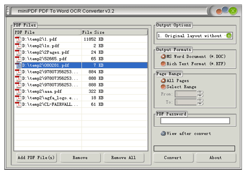 pdf to xml
