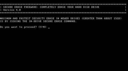 Secure Delete: HDDErase