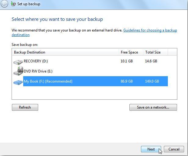 set up backup and restore-3