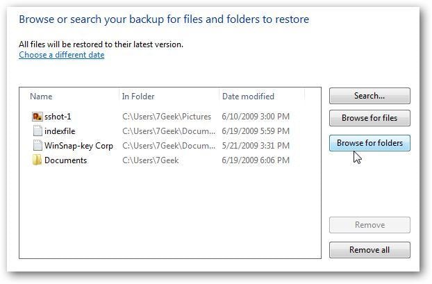windows 7 recovery