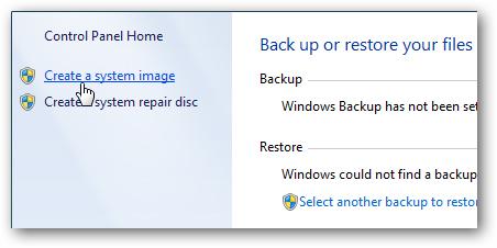 system image backup