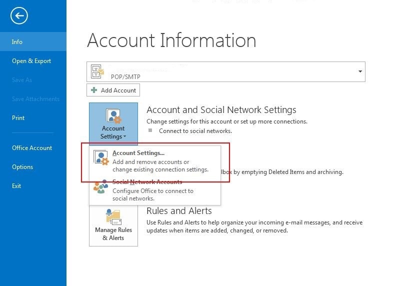 mengekspor file pst ost outlook secara manual 1