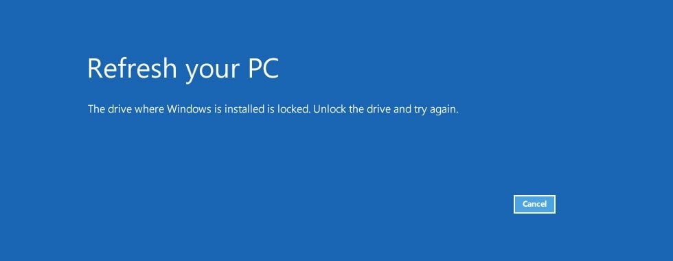 drive do windows bloqueado