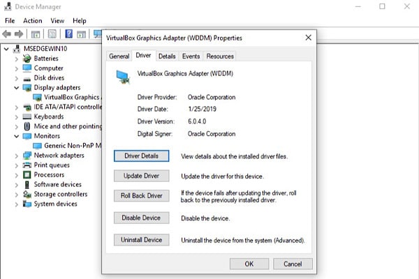 atualize os drivers da sua placa de vídeo