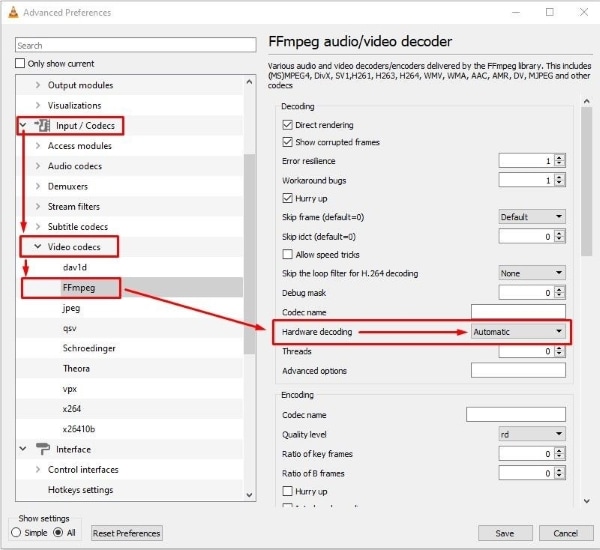 toque em todos nas configurações
