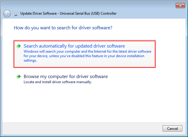 recherche automatique sur windows 10