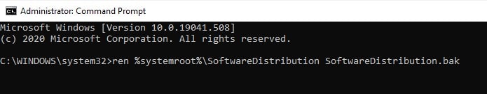execute os comandos acima