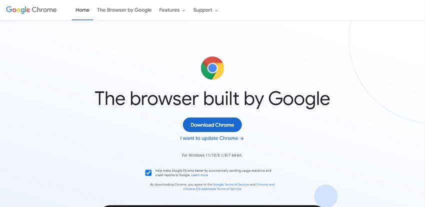 baixe o google chrome