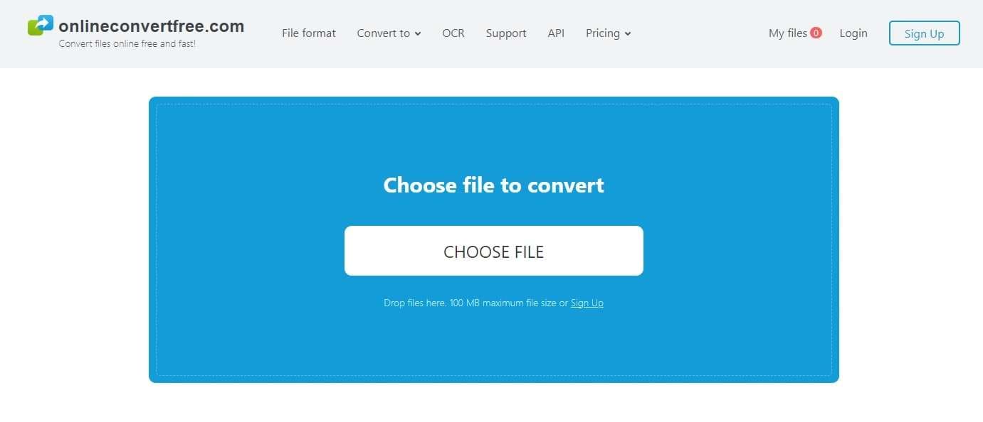 Onlineconvert criador deWebM gratuito