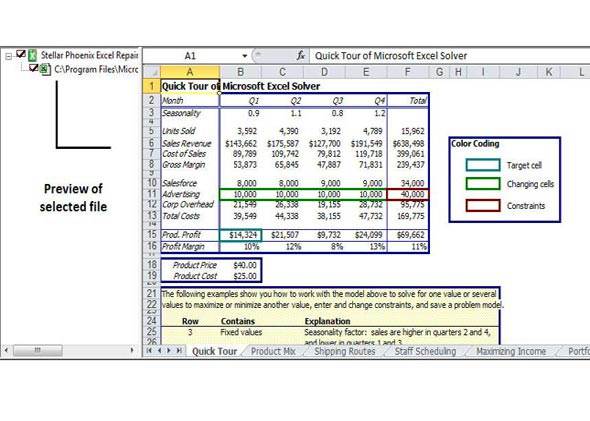 repair corrupt excel files step 4
