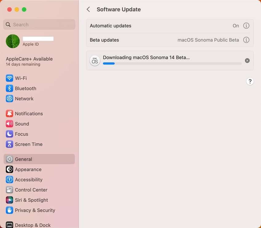 baixar macos 14 beta