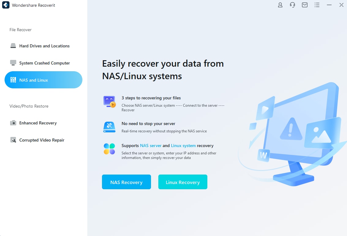 efficient nas recovery with recoverit