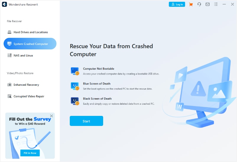 computer crash recovery