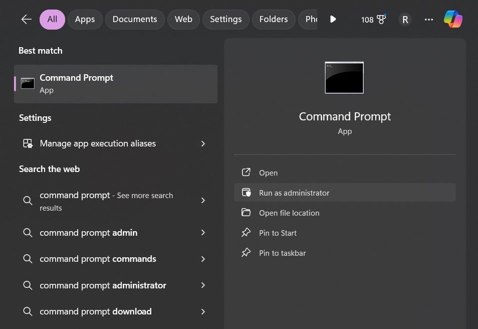 abrir prompt de comando