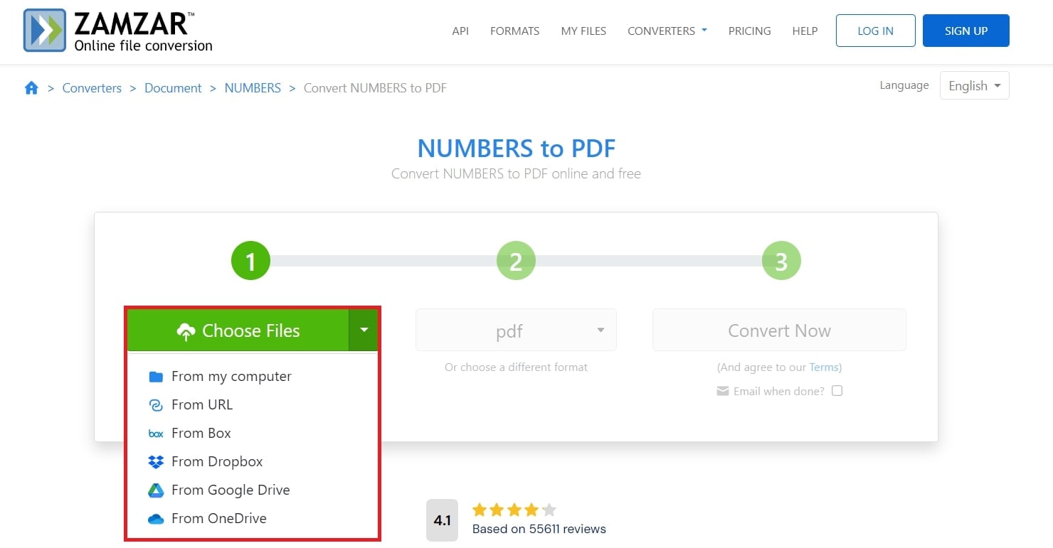 select files