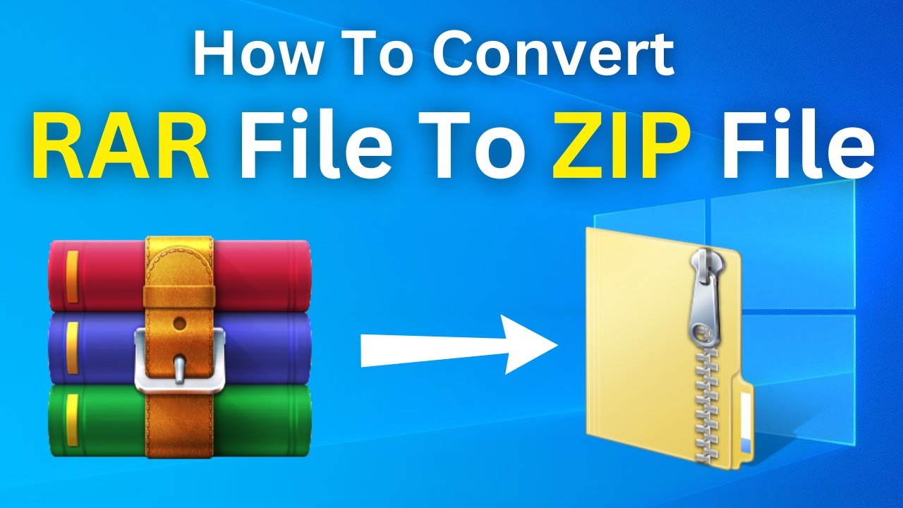 How to Convert a RAR File to a ZIP File [Best Tools Mentioned]