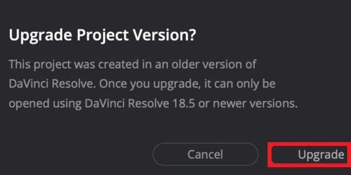 upgrade davinci resolve