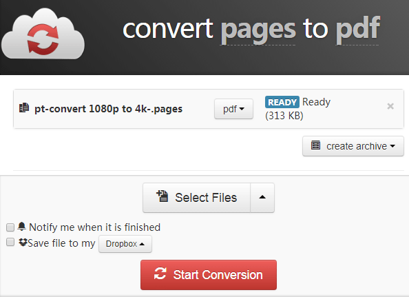 convert pages to pdf mac