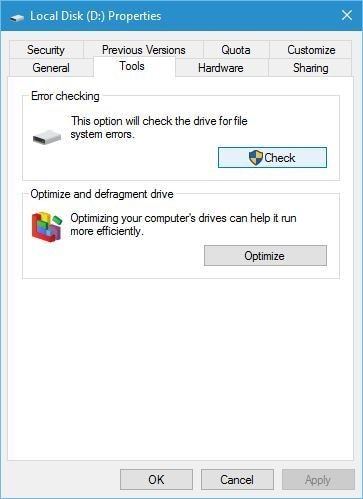 resolução do computador