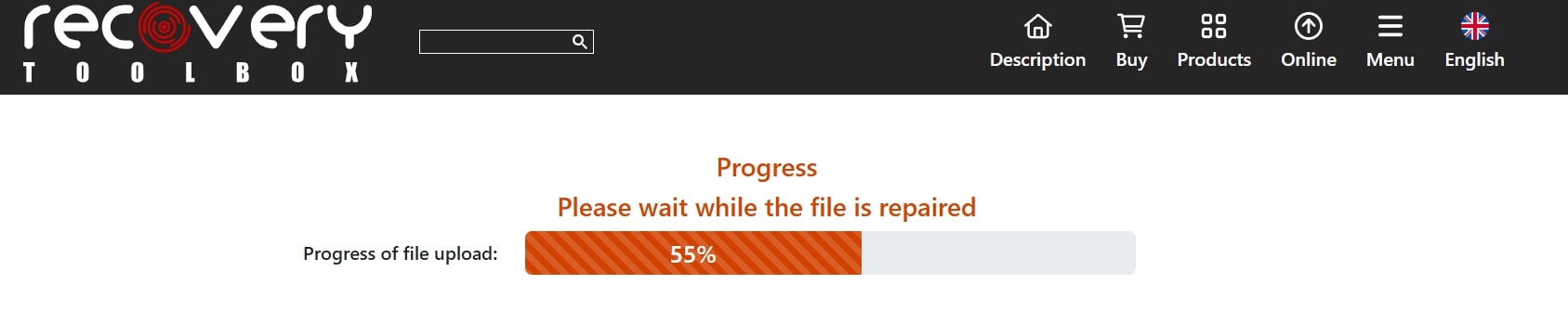 excel file repair progress