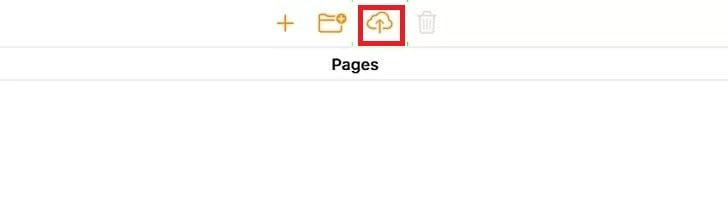 cloud arrow icon